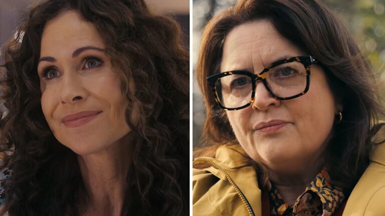 Steal the Style: Ruth Jones & Minnie Driver’s Chic Outfits from Netflix’s Run Away