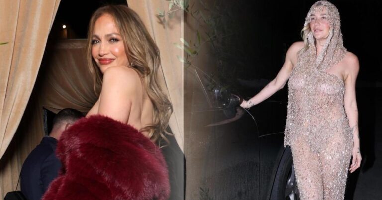 Jennifer Lopez Stuns in Fur, Kesha Makes a Bold Statement: Golden Globe Pre-Party Highlights
