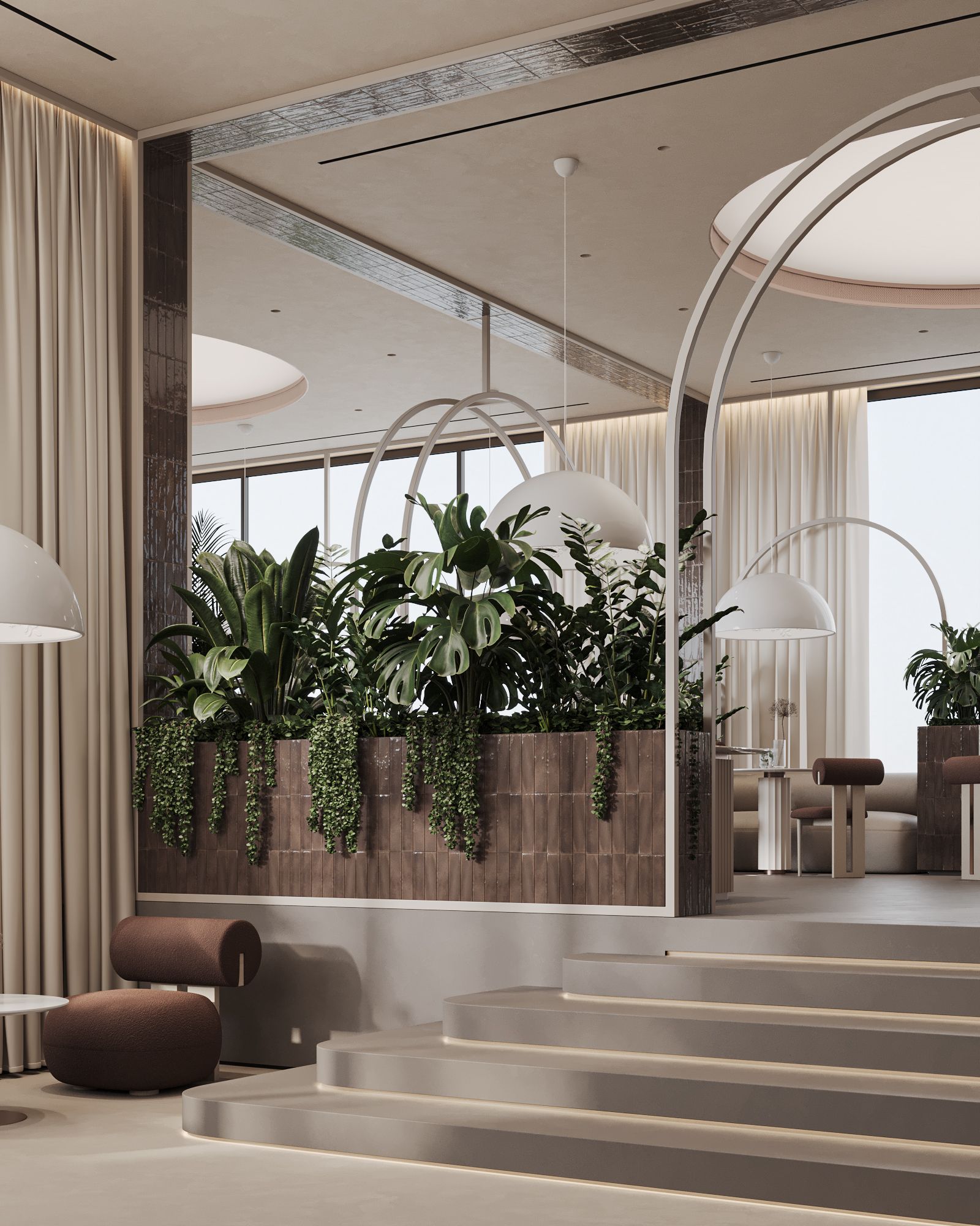 Exclusive: Ahmedabad has just become home to India’s biggest chocolate patisserie 7 Image may contain Indoors Interior Design Architecture Building House Housing Staircase Foyer Lamp and Furniture