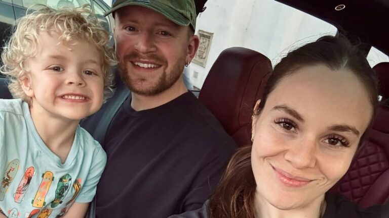 Holly Ramsay adjusts to new life as stepmother to Adam Peaty’s young son