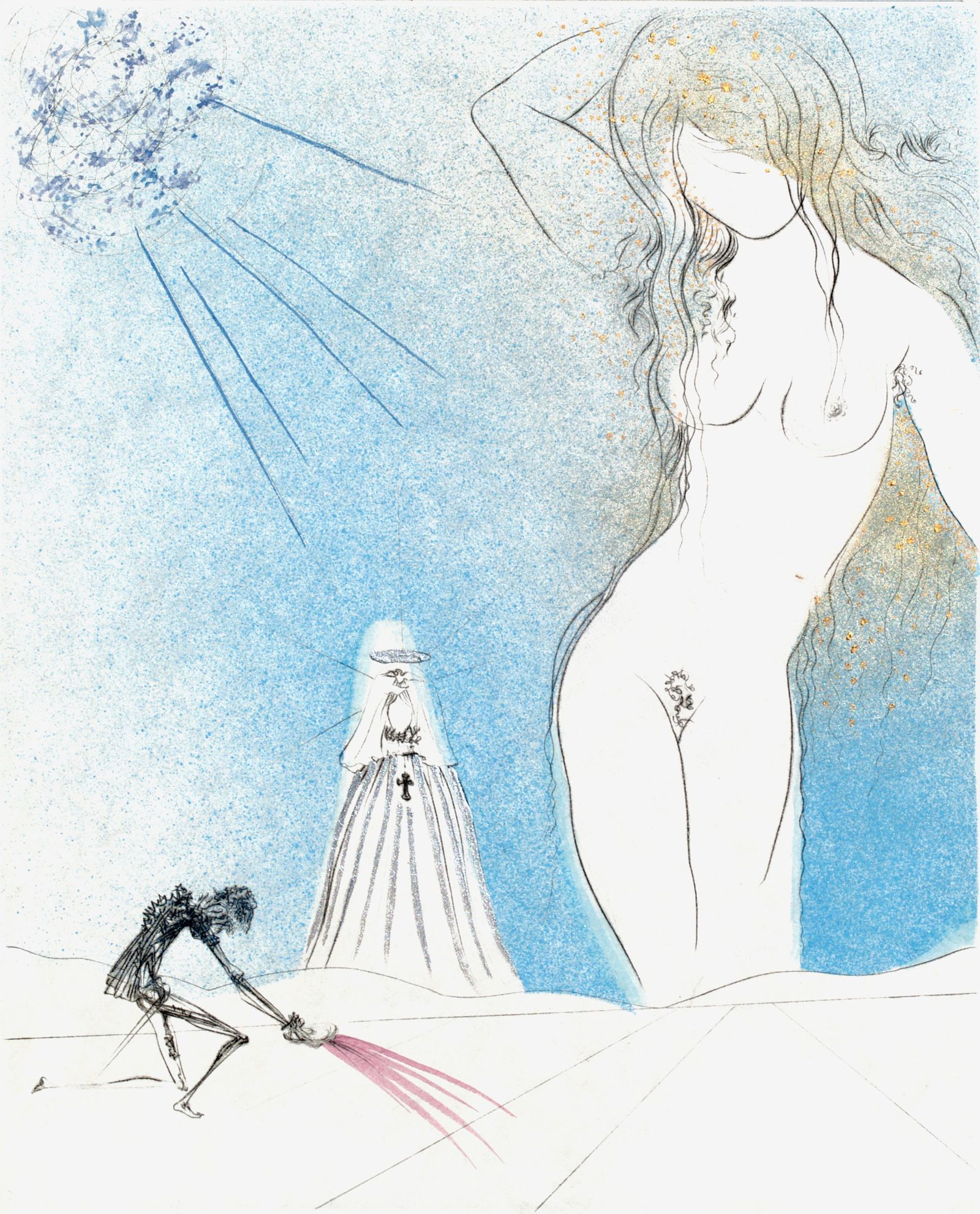 Image may contain Art Book Publication Drawing Comics Adult and Person