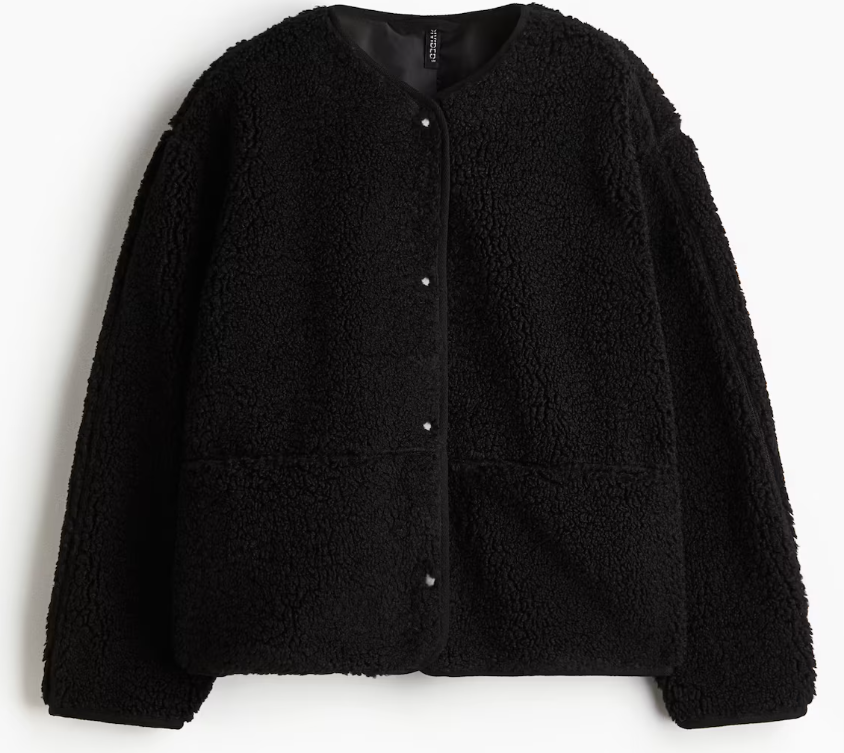 H&M Teddy Fleece Jacket, $44.99