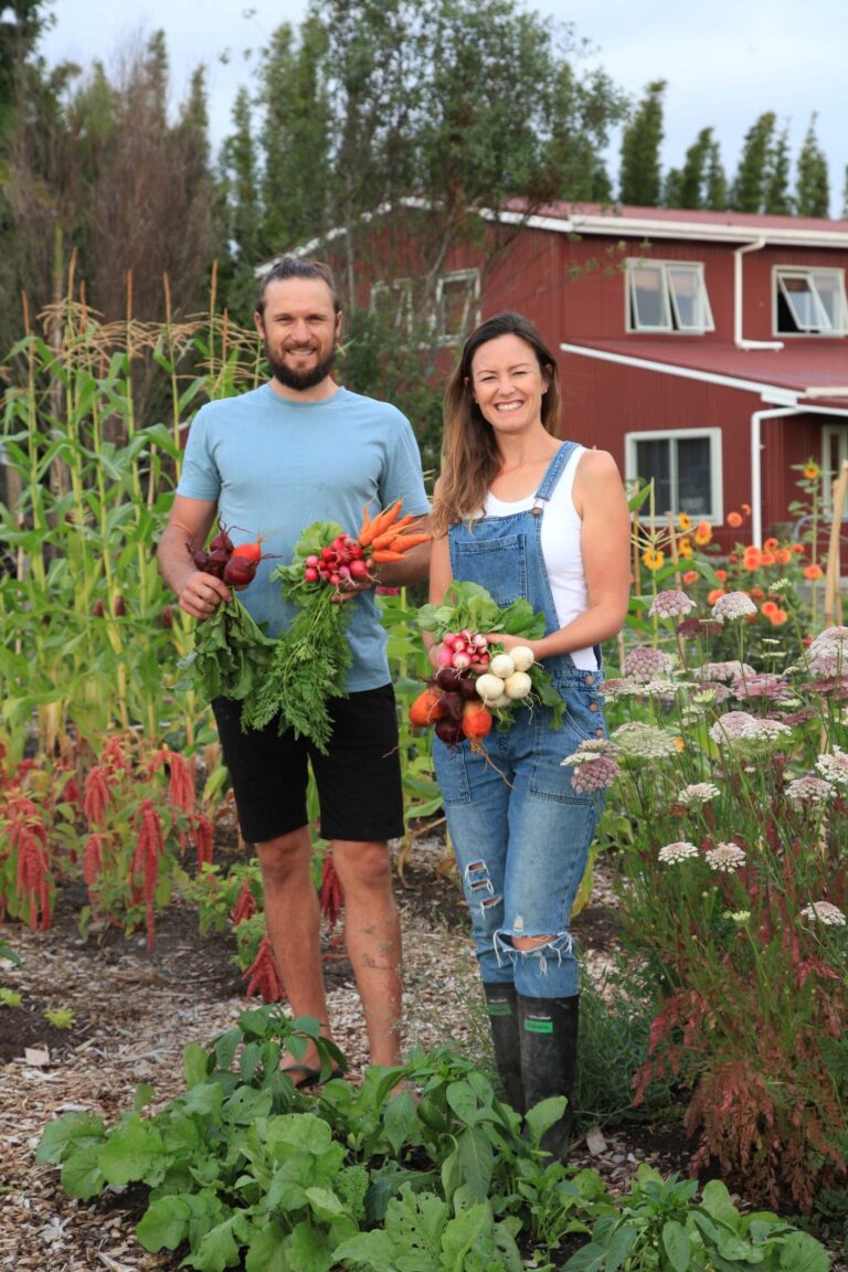 How this foodie couple grew their own spray-free market garden in Waipū
