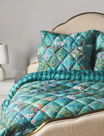 Maeve by Anthropologie Organic Sateen Quilt (2 colors), $208-258