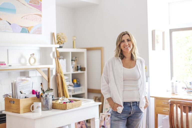 Auckland artist Brenda Clews on her studio oasis and nature-inspired art