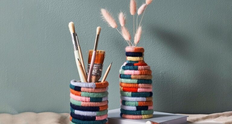 How to make your own macramé rope rainbow wrap