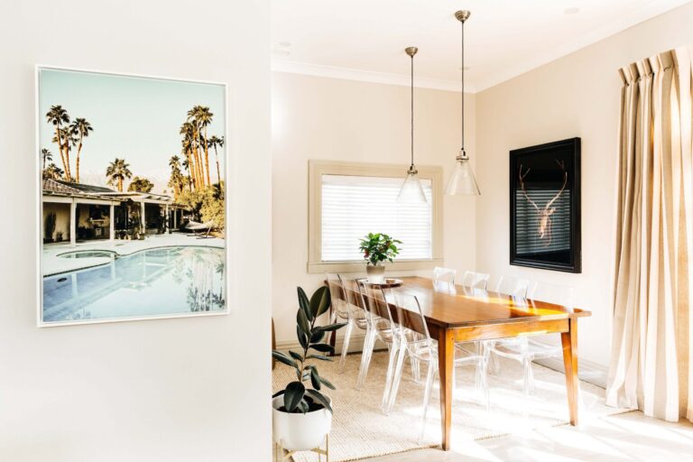 A Palm Springs inspired remodel has turned this villa into an entertaining haven