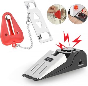 Portable Door Lock & Door Stop Alarm
