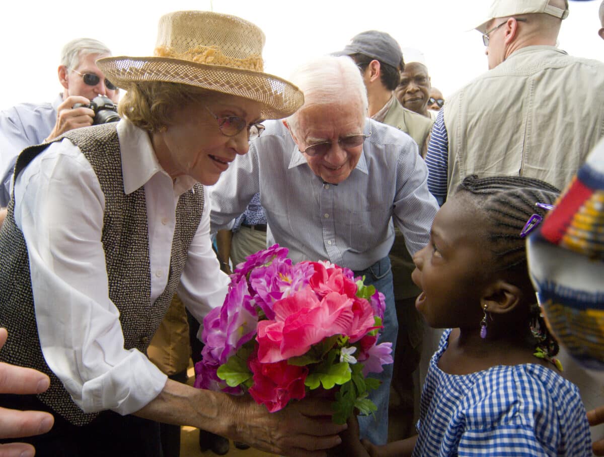 Rosalynn Carter and Jimmy