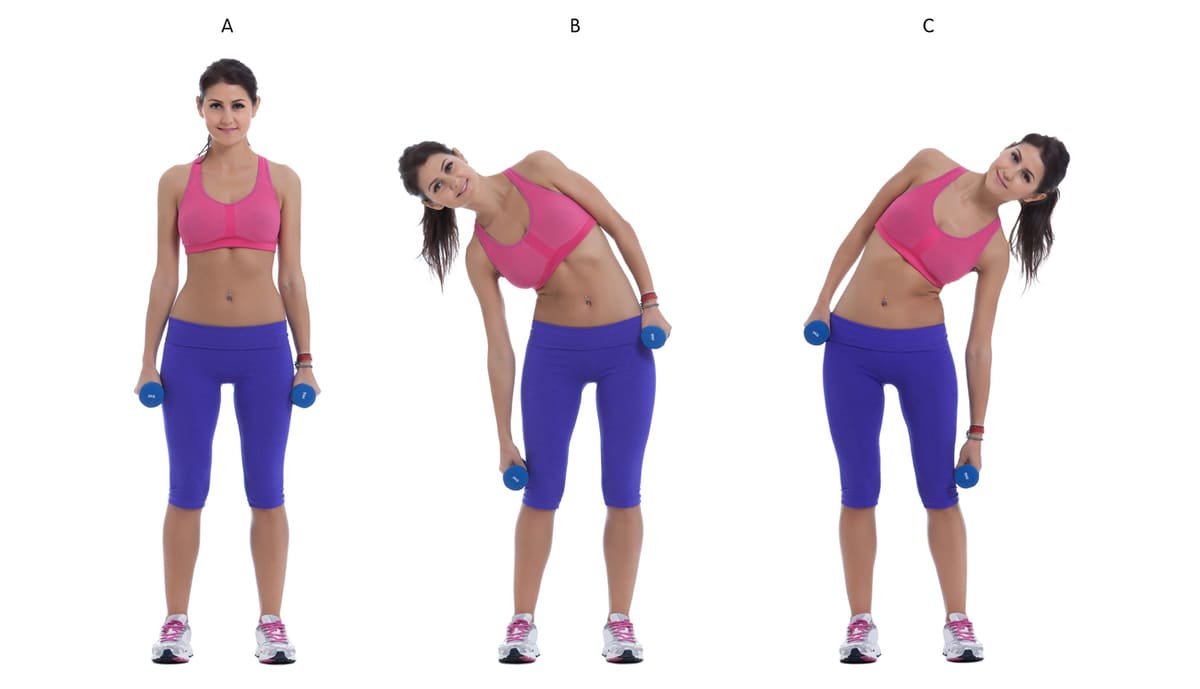 Side bend oblique workouts