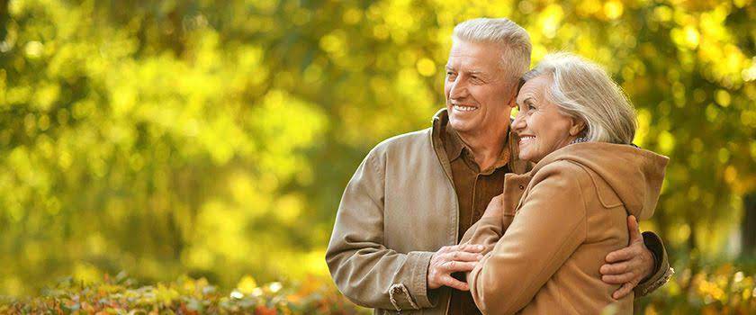 Smiling old people 1