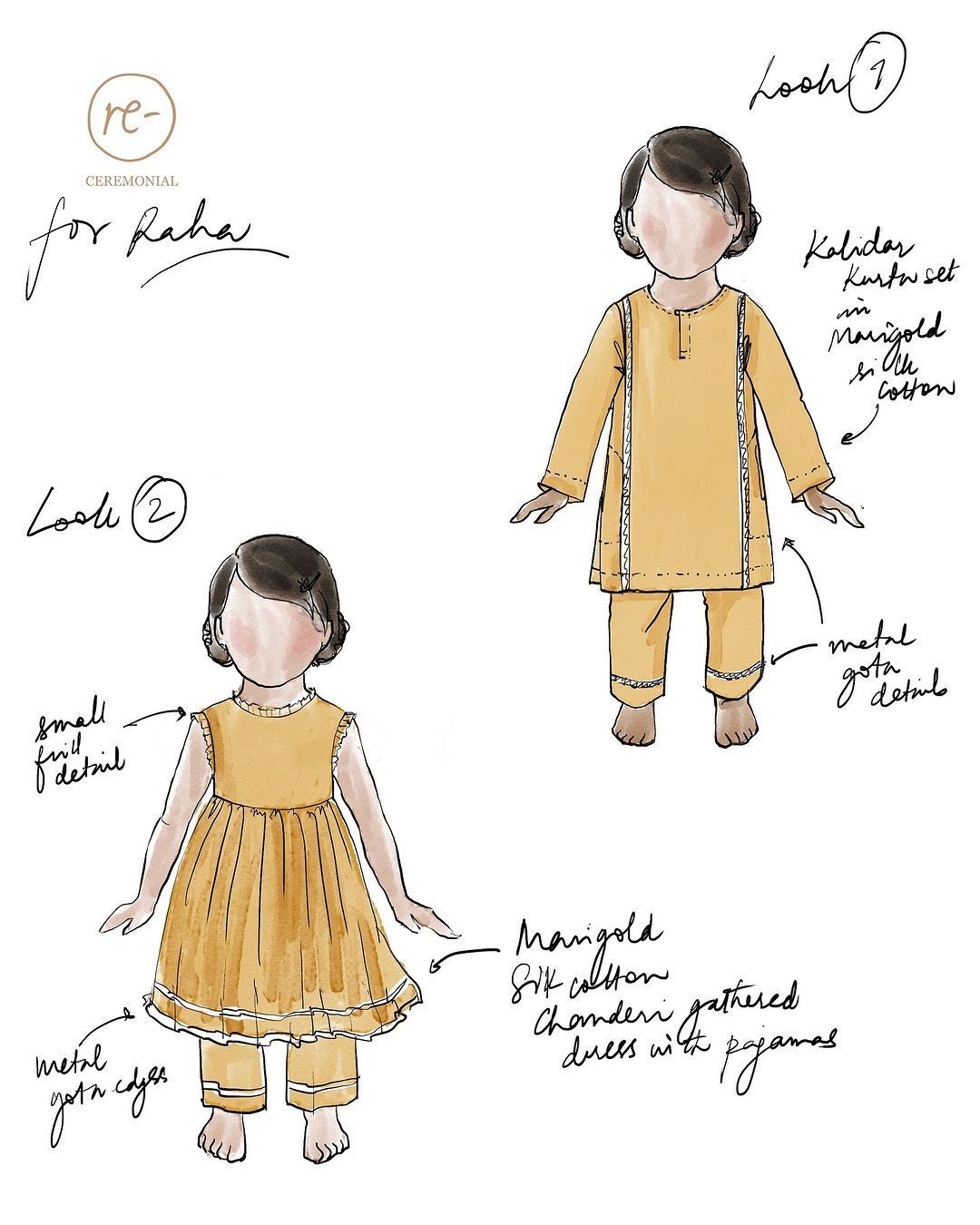 Alia Bhatt’s Re-Ceremonial sari is dyed using marigolds from Siddhivinayak temple 4 Image may contain Clothing Coat Child Person and Text