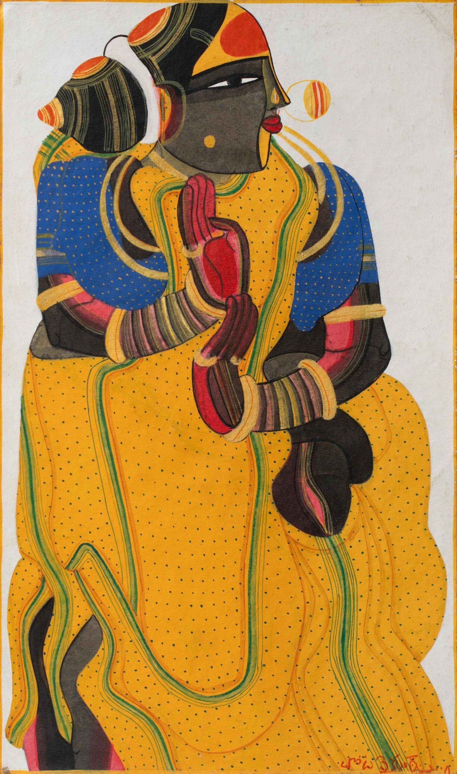 Image may contain Art Modern Art Painting Adult Person and Drawing