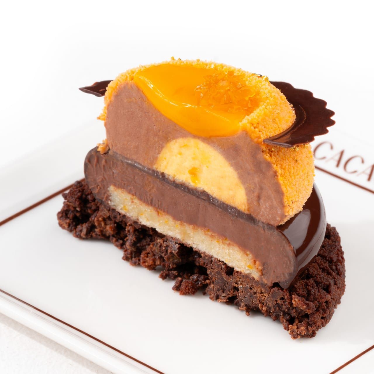 Image may contain Food Food Presentation Sweets Dessert Plate Chocolate and Bread