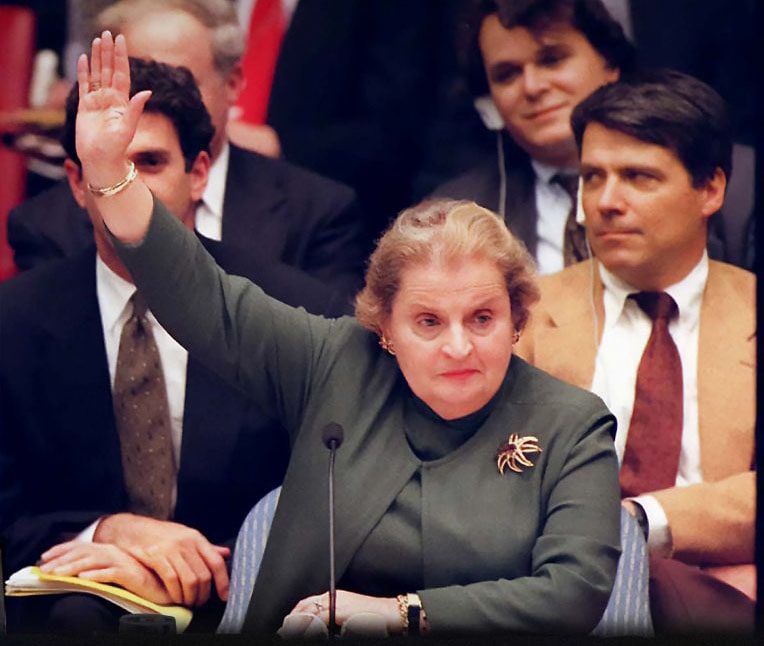 Hillary Clinton: Madeleine Albright knew how to push the envelope