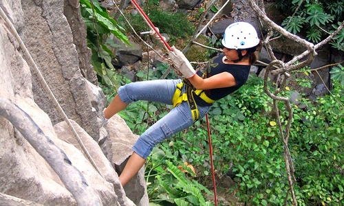 Rappelling