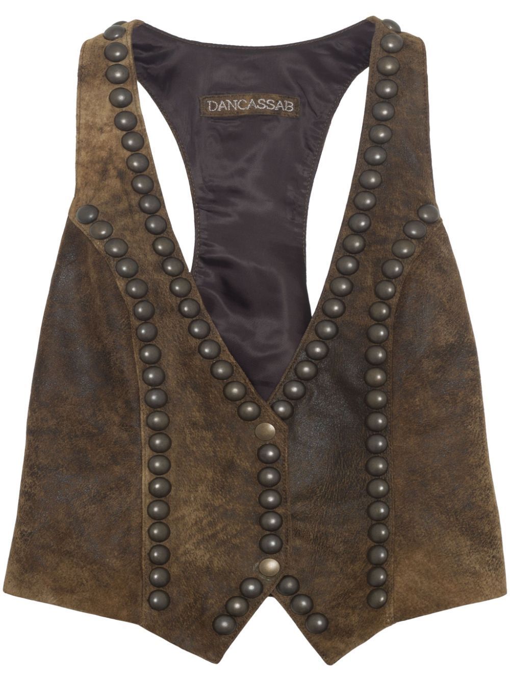 Chaleco boho de DANCASSAB.