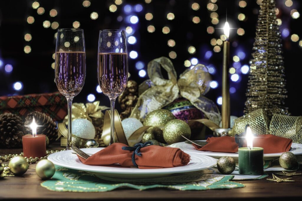 new year appetizers and cocktail recipe