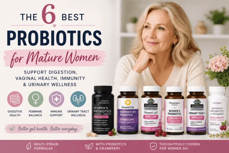 6 Best Probiotics for Mature Women That Actually Support Gut, Vaginal, and Immune Health
