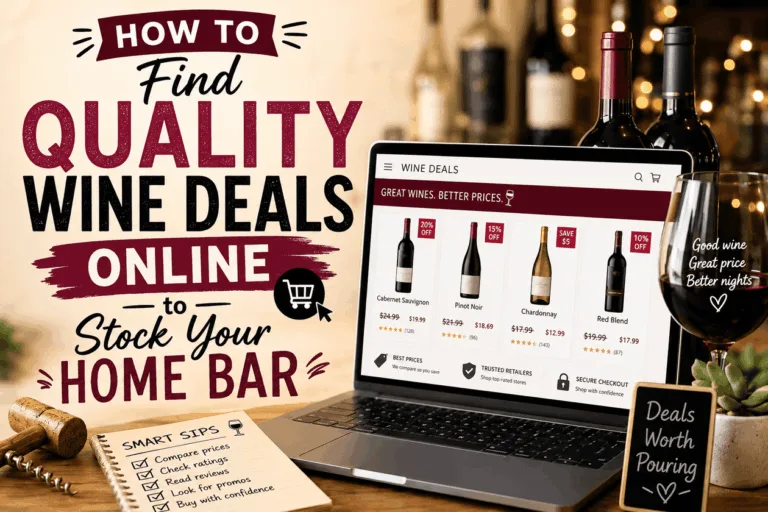 How to Find Quality Wine Deals Online to Stock Your Home Bar