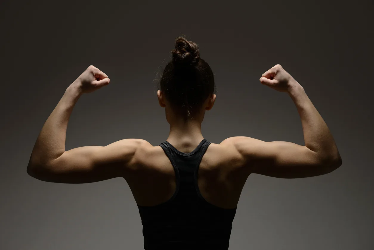 toned triceps